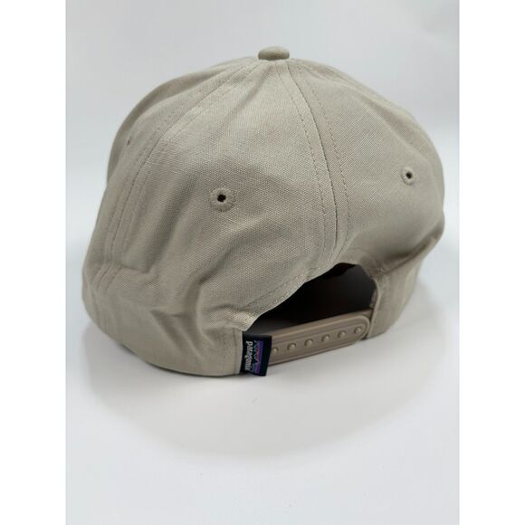 Patagonia Hat '73 Logo Roger That | Tan & Brown Cap Adjustable - Picture 4 of 4